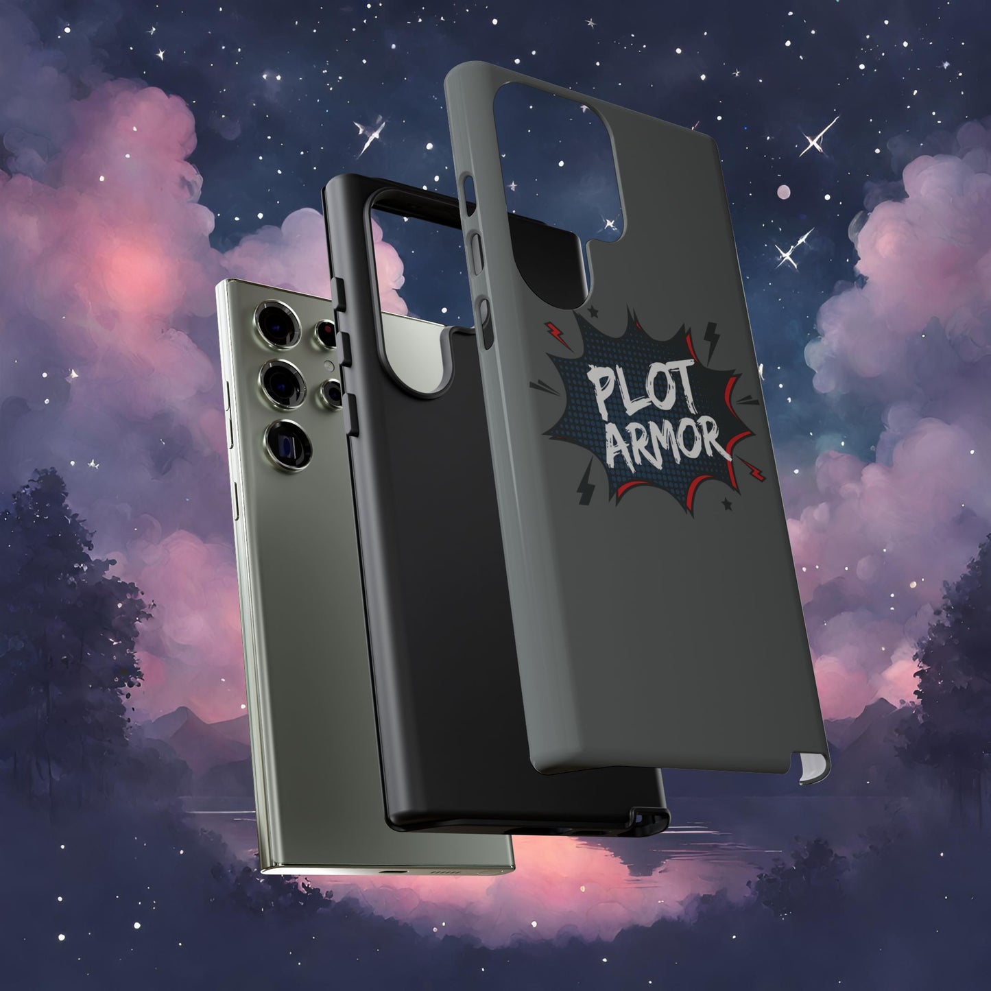 Plot Armor Phone Case | Tough Cases for Gamers, Gift for Nerds, Phone Accessories for Gamers, Protective Case, Playful Design
