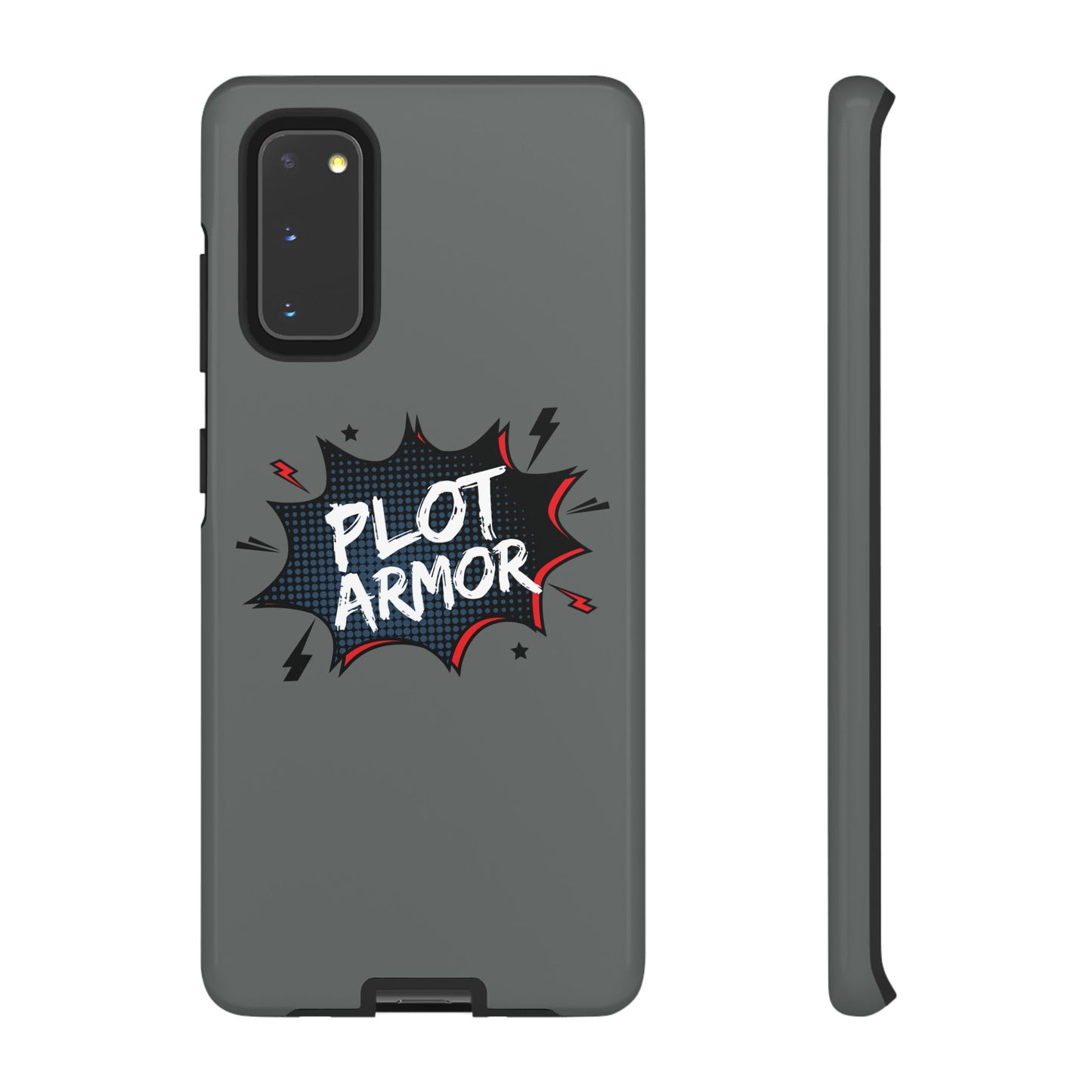 Plot Armor Phone Case | Tough Cases for Gamers, Gift for Nerds, Phone Accessories for Gamers, Protective Case, Playful Design