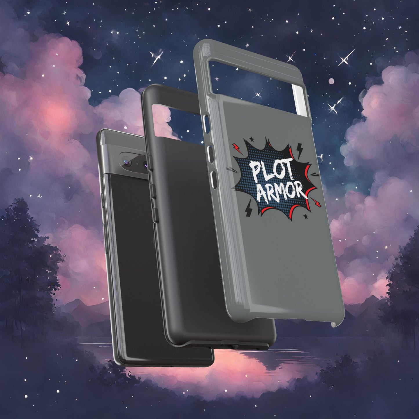 Plot Armor Phone Case | Tough Cases for Gamers, Gift for Nerds, Phone Accessories for Gamers, Protective Case, Playful Design