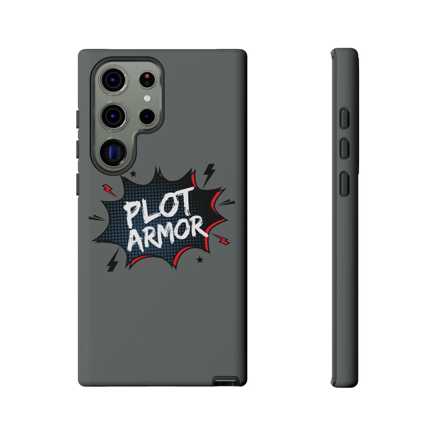 Plot Armor Phone Case | Tough Cases for Gamers, Gift for Nerds, Phone Accessories for Gamers, Protective Case, Playful Design