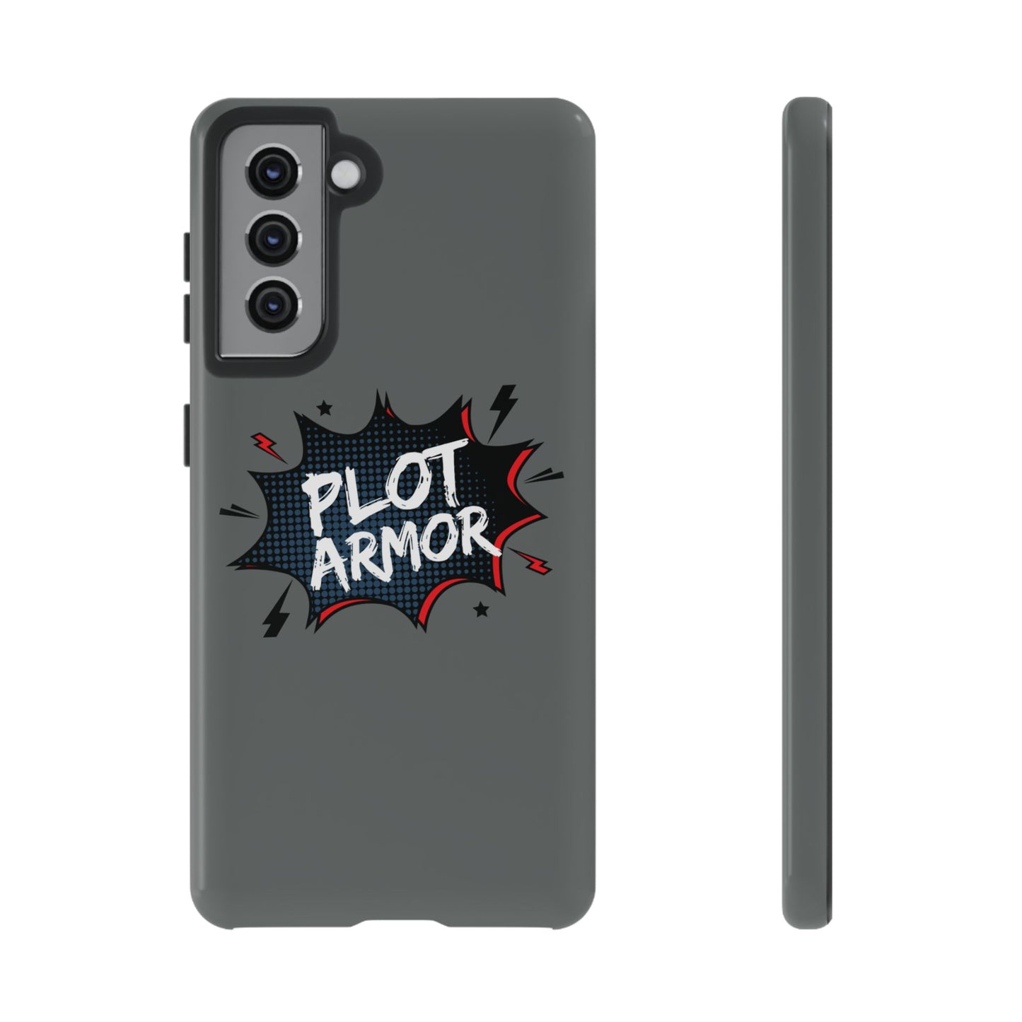 Plot Armor Phone Case | Tough Cases for Gamers, Gift for Nerds, Phone Accessories for Gamers, Protective Case, Playful Design