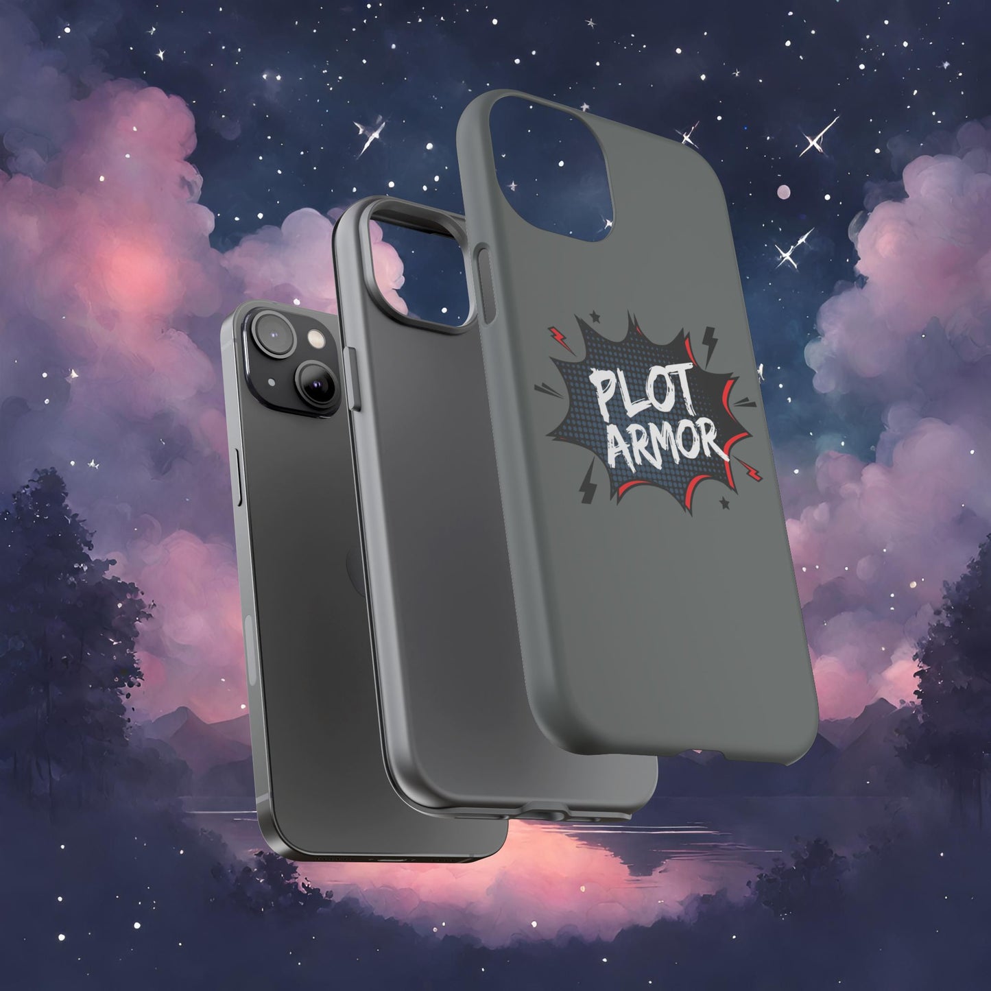 Plot Armor Phone Case | Tough Cases for Gamers, Gift for Nerds, Phone Accessories for Gamers, Protective Case, Playful Design