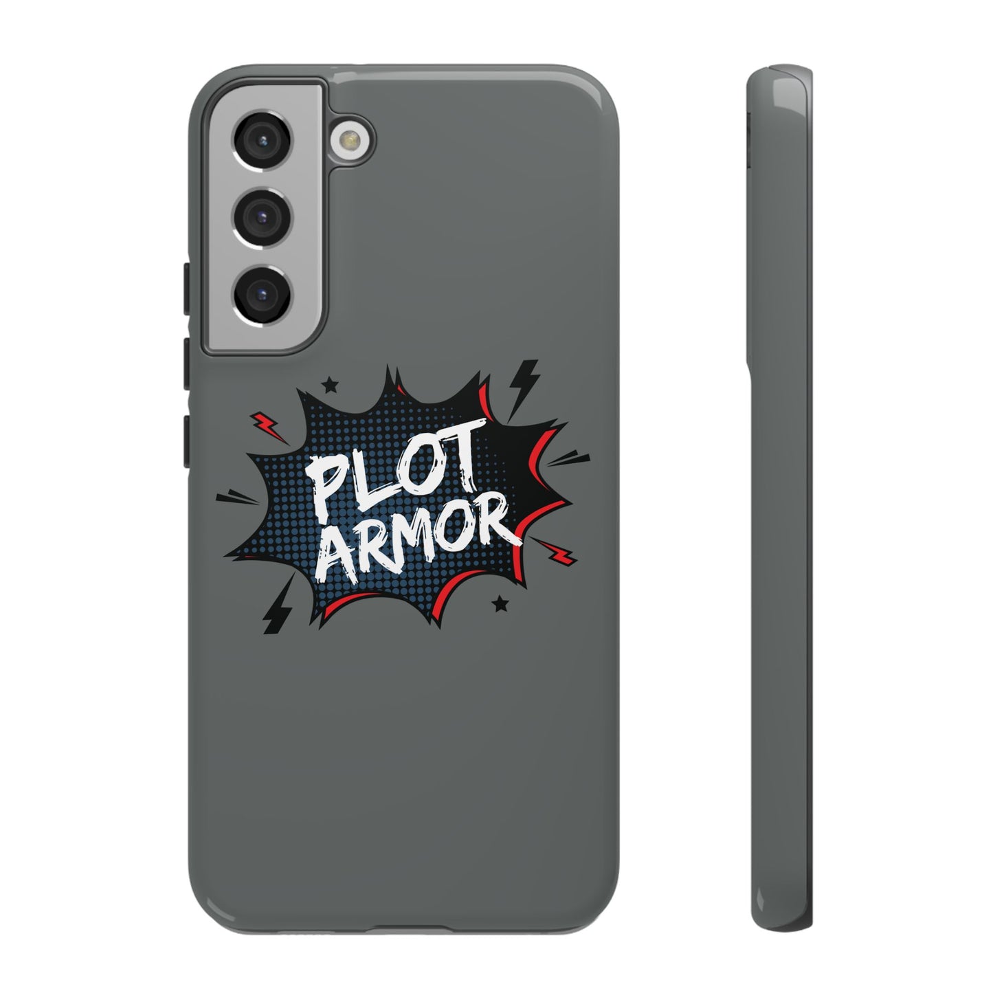 Plot Armor Phone Case | Tough Cases for Gamers, Gift for Nerds, Phone Accessories for Gamers, Protective Case, Playful Design