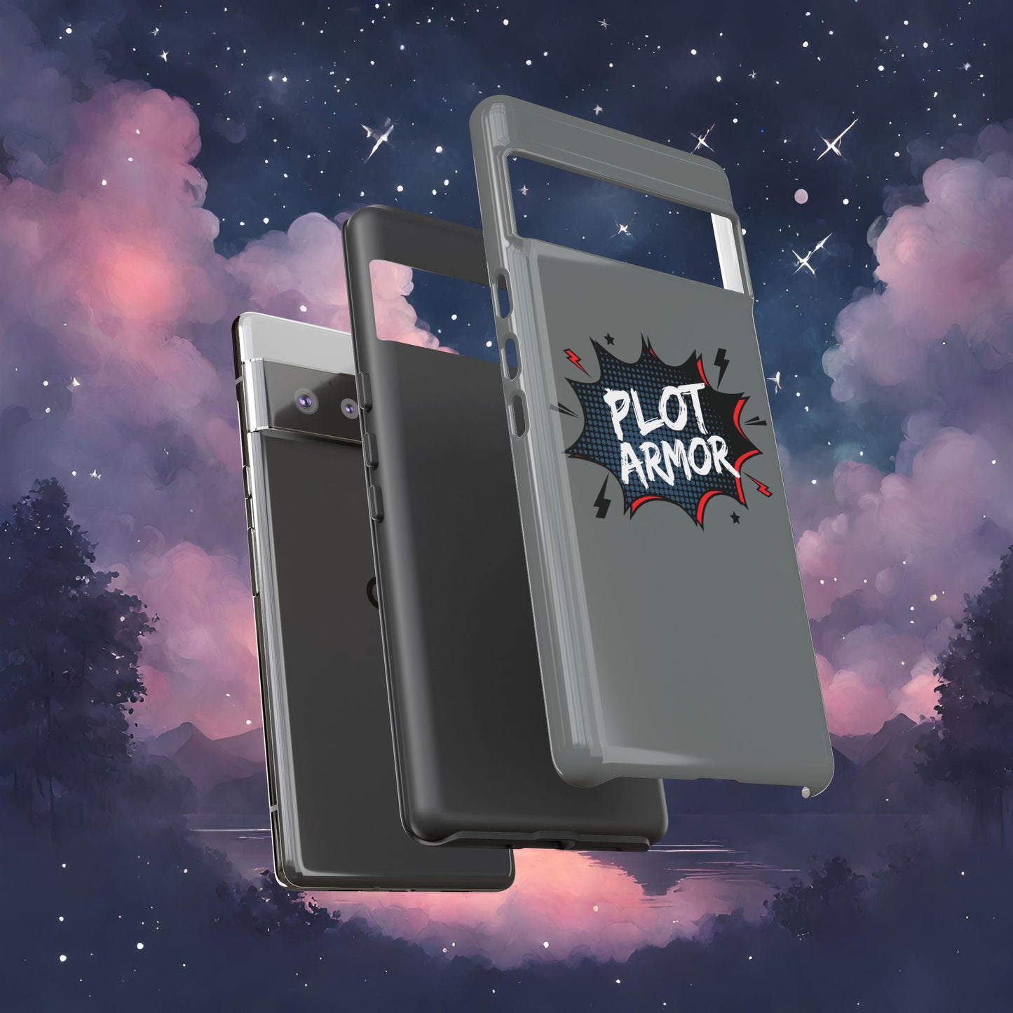Plot Armor Phone Case | Tough Cases for Gamers, Gift for Nerds, Phone Accessories for Gamers, Protective Case, Playful Design