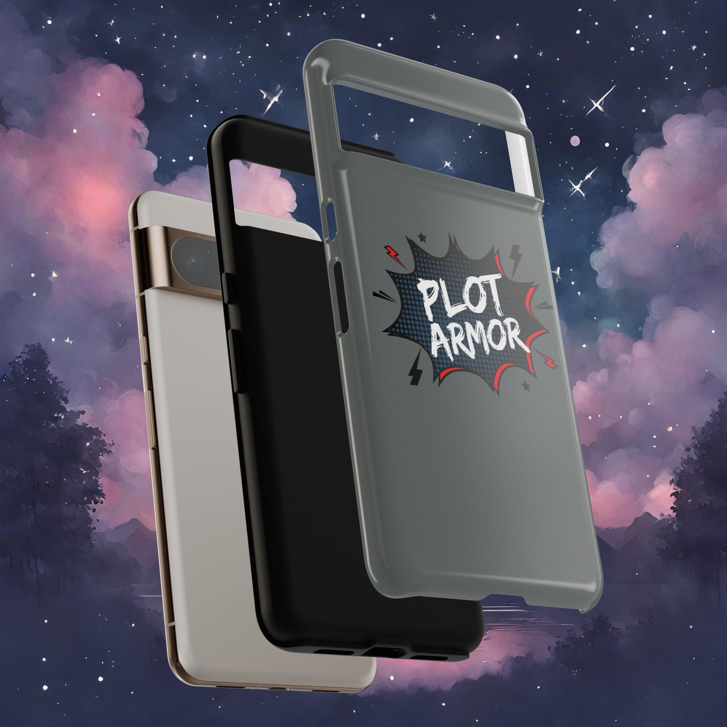 Plot Armor Phone Case | Tough Cases for Gamers, Gift for Nerds, Phone Accessories for Gamers, Protective Case, Playful Design