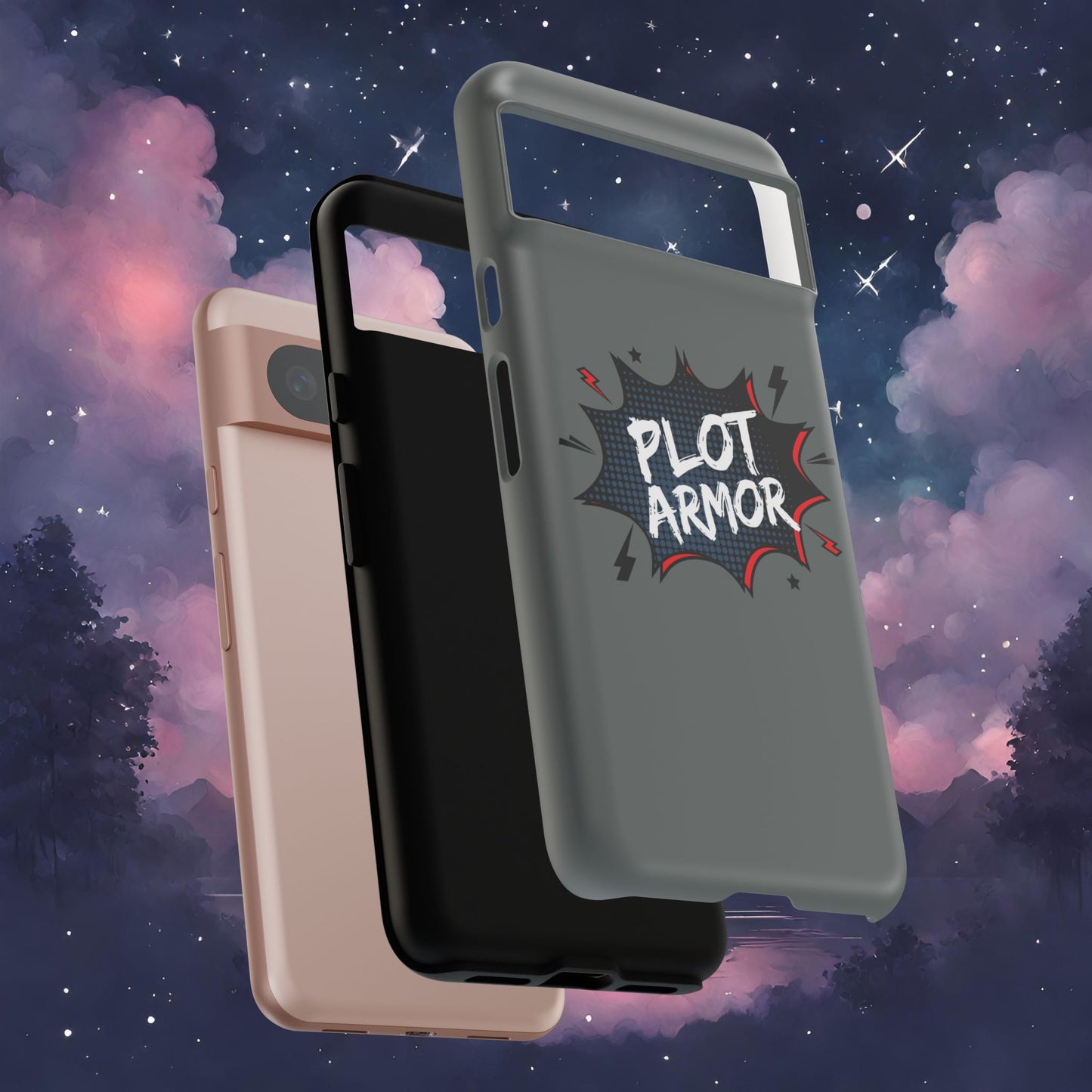 Plot Armor Phone Case | Tough Cases for Gamers, Gift for Nerds, Phone Accessories for Gamers, Protective Case, Playful Design