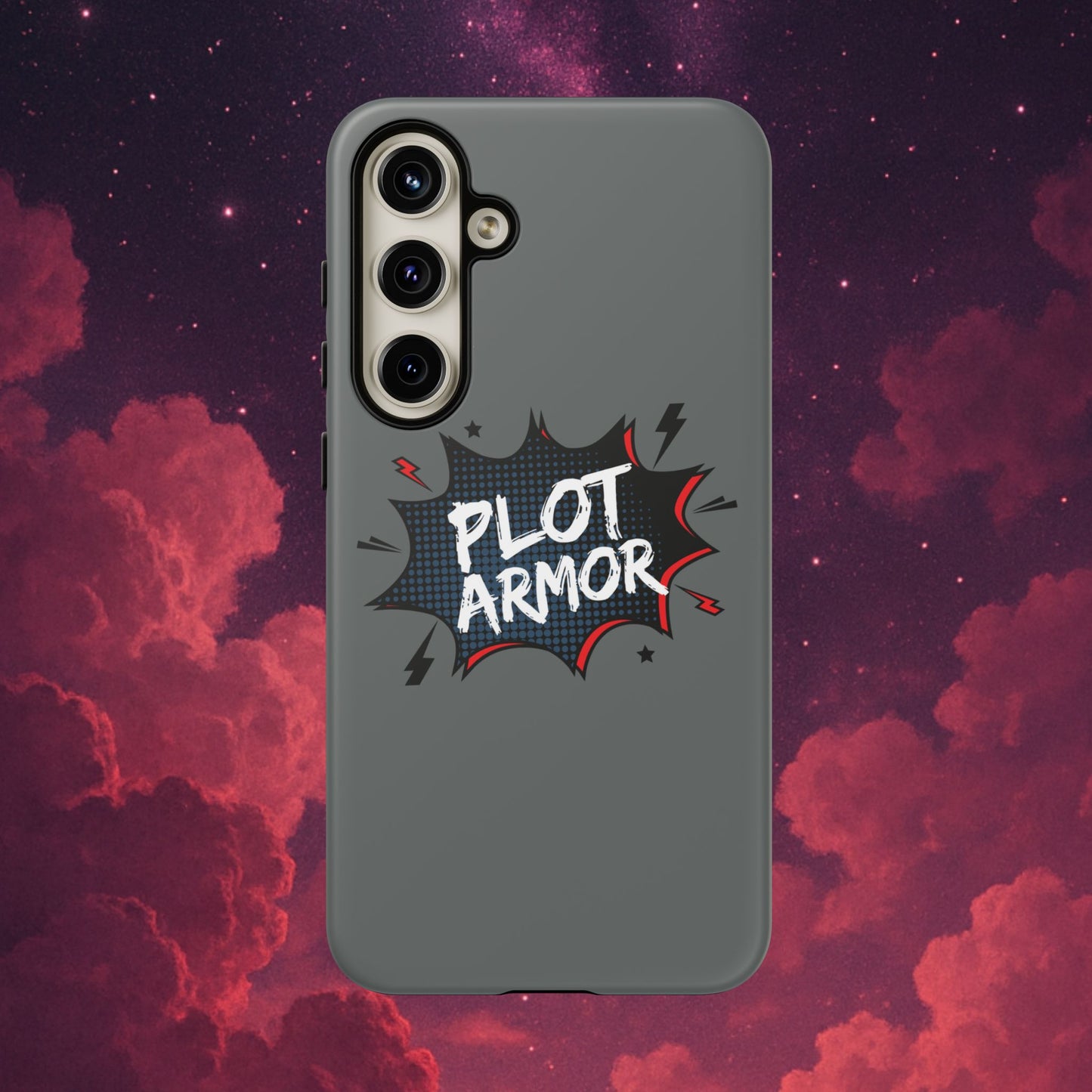 Plot Armor Phone Case | Tough Cases for Gamers, Gift for Nerds, Phone Accessories for Gamers, Protective Case, Playful Design