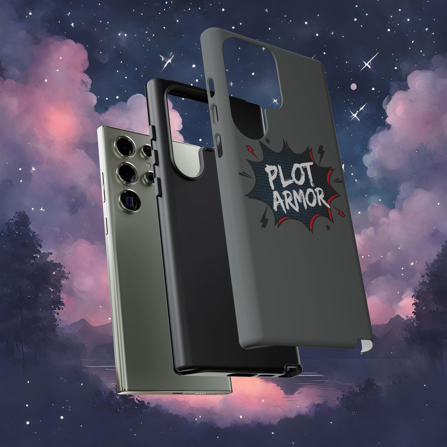 Plot Armor Phone Case | Tough Cases for Gamers, Gift for Nerds, Phone Accessories for Gamers, Protective Case, Playful Design