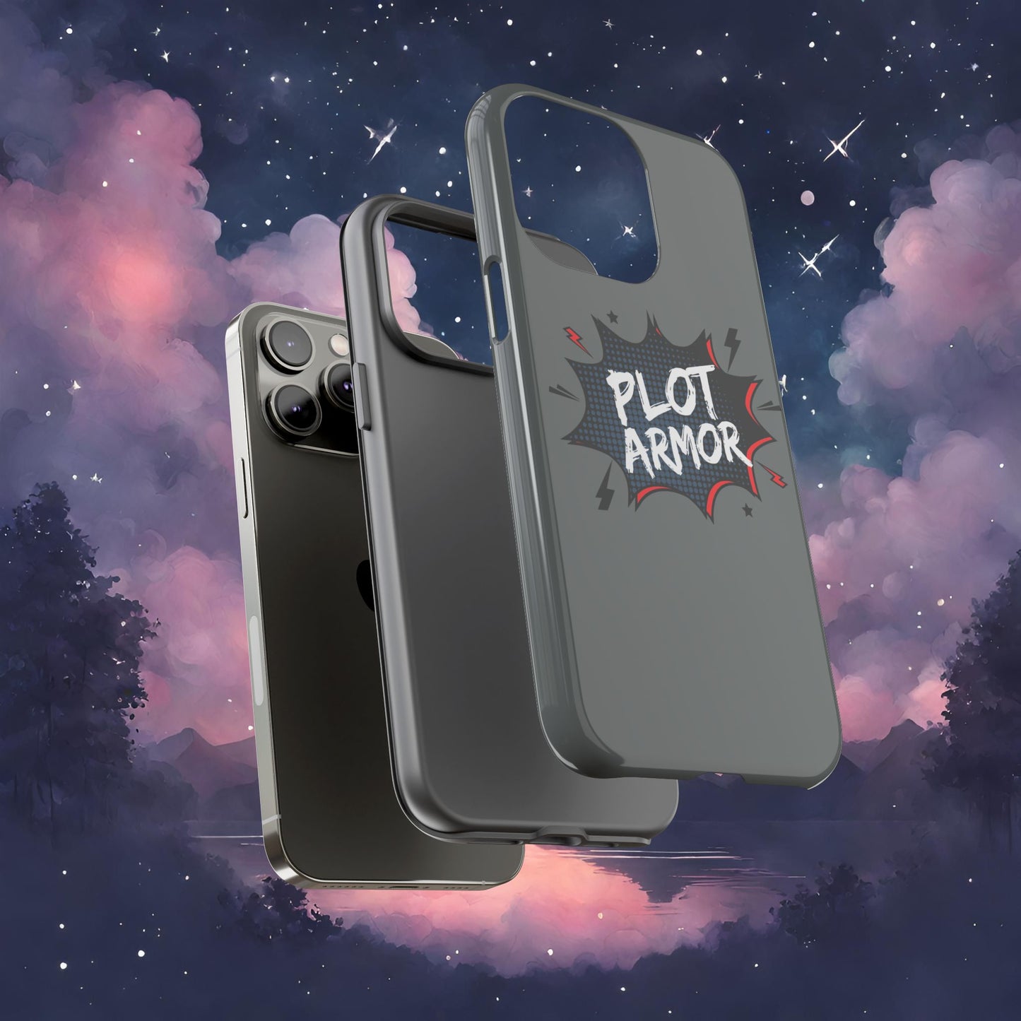 Plot Armor Phone Case | Tough Cases for Gamers, Gift for Nerds, Phone Accessories for Gamers, Protective Case, Playful Design