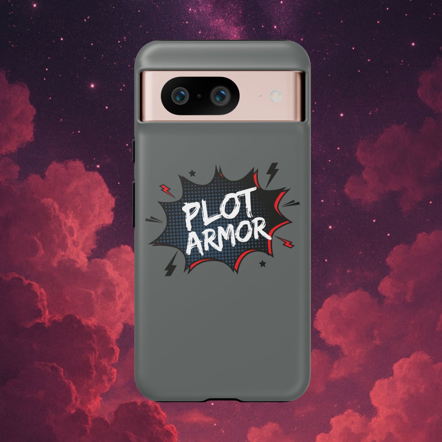Plot Armor Phone Case | Tough Cases for Gamers, Gift for Nerds, Phone Accessories for Gamers, Protective Case, Playful Design