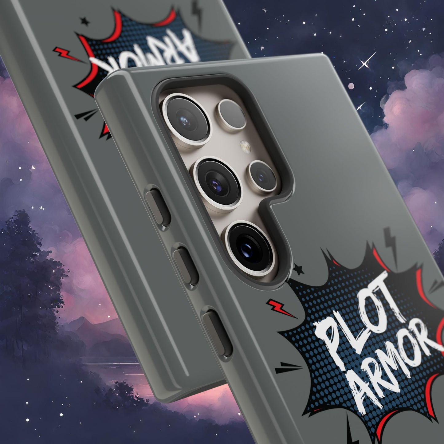 Plot Armor Phone Case | Tough Cases for Gamers, Gift for Nerds, Phone Accessories for Gamers, Protective Case, Playful Design
