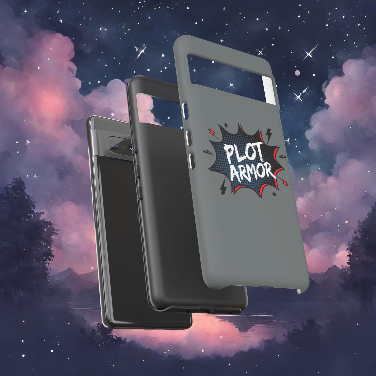 Plot Armor Phone Case | Tough Cases for Gamers, Gift for Nerds, Phone Accessories for Gamers, Protective Case, Playful Design