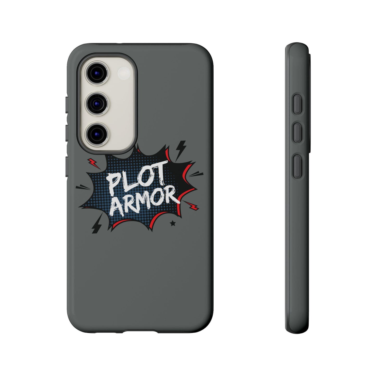 Plot Armor Phone Case | Tough Cases for Gamers, Gift for Nerds, Phone Accessories for Gamers, Protective Case, Playful Design
