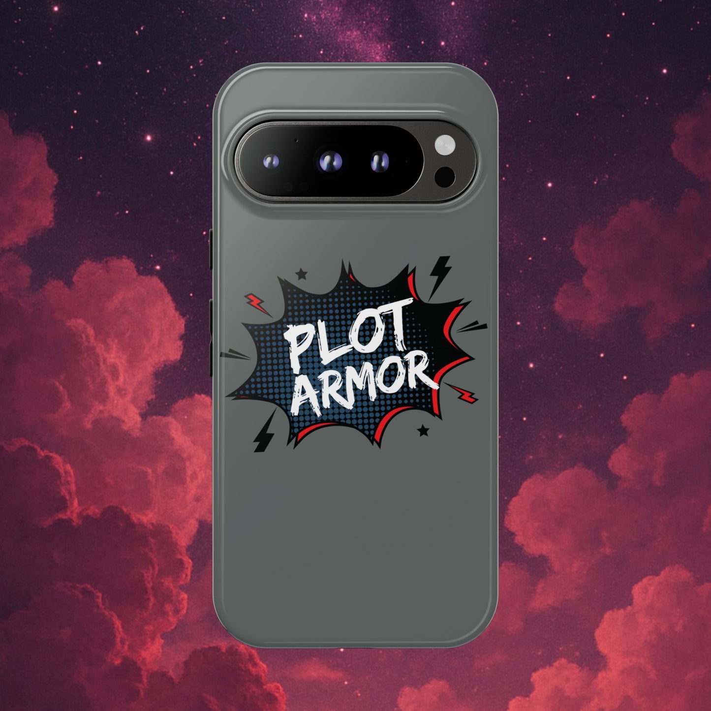 Plot Armor Phone Case | Tough Cases for Gamers, Gift for Nerds, Phone Accessories for Gamers, Protective Case, Playful Design