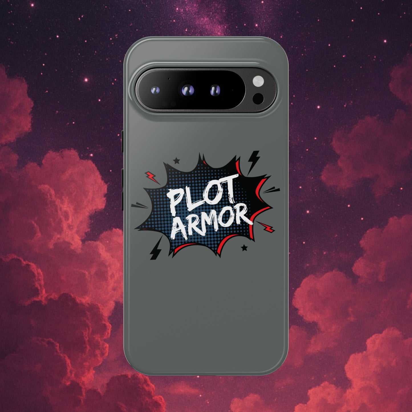 Plot Armor Phone Case | Tough Cases for Gamers, Gift for Nerds, Phone Accessories for Gamers, Protective Case, Playful Design