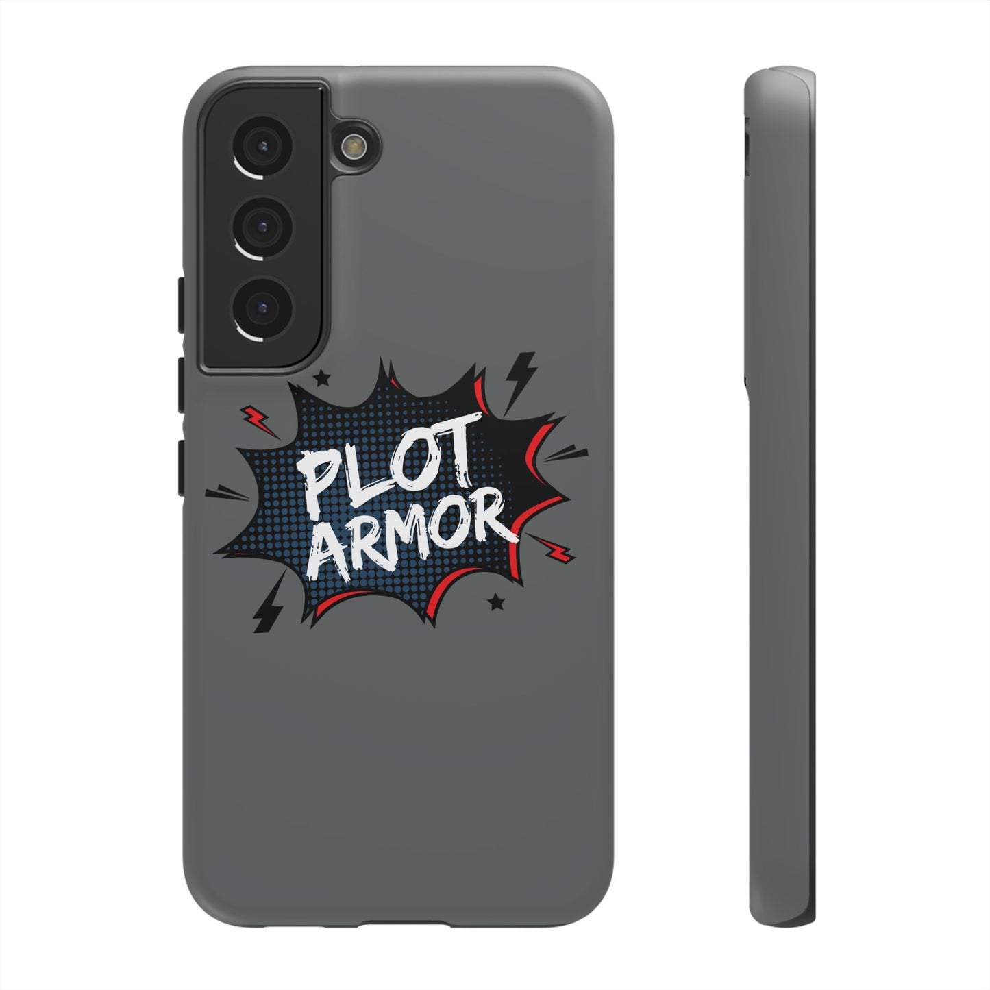 Plot Armor Phone Case | Tough Cases for Gamers, Gift for Nerds, Phone Accessories for Gamers, Protective Case, Playful Design