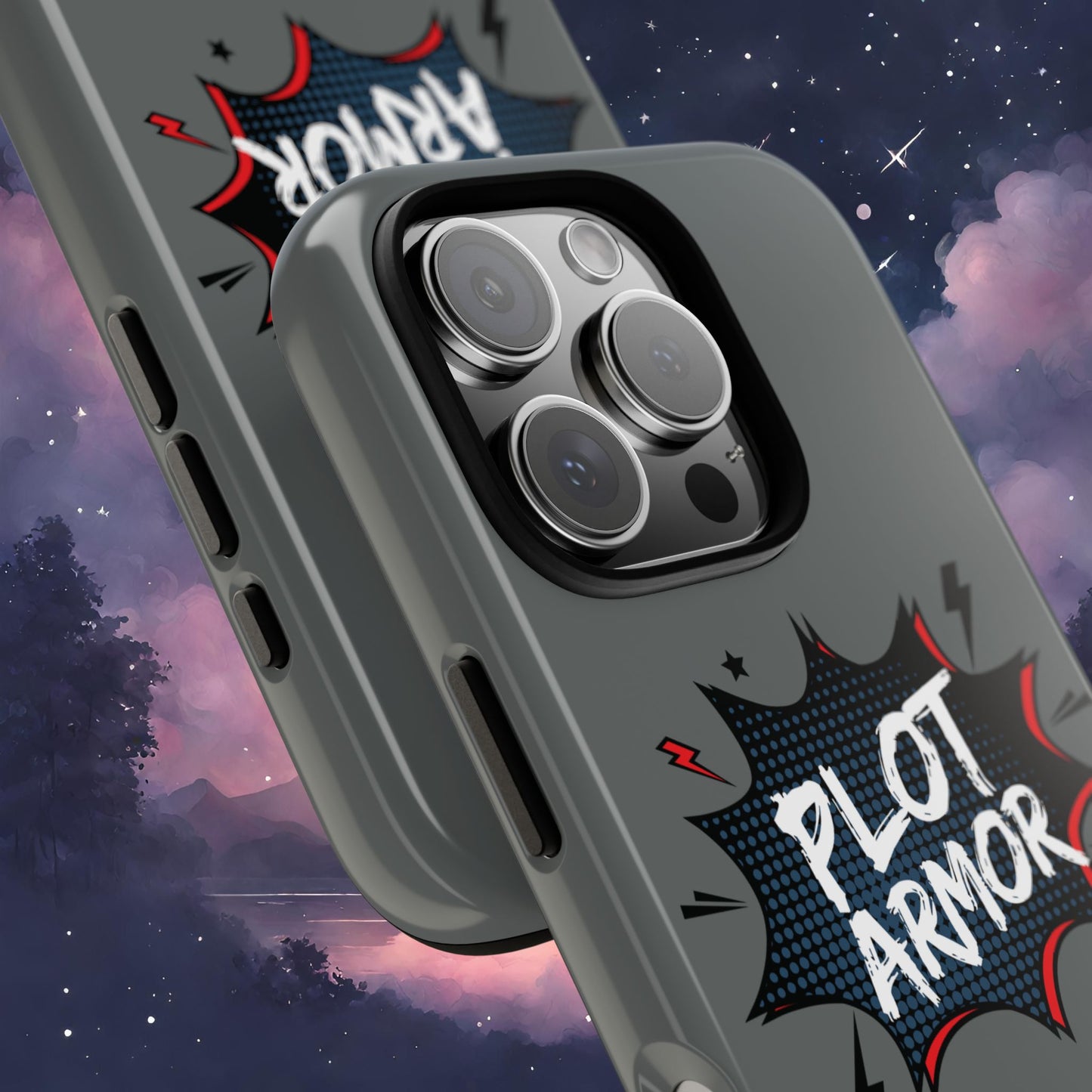 Plot Armor Phone Case | Tough Cases for Gamers, Gift for Nerds, Phone Accessories for Gamers, Protective Case, Playful Design