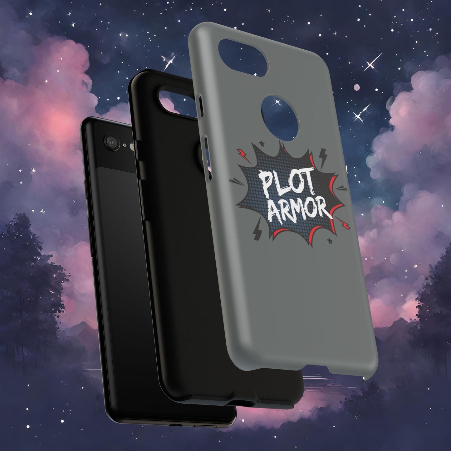 Plot Armor Phone Case | Tough Cases for Gamers, Gift for Nerds, Phone Accessories for Gamers, Protective Case, Playful Design