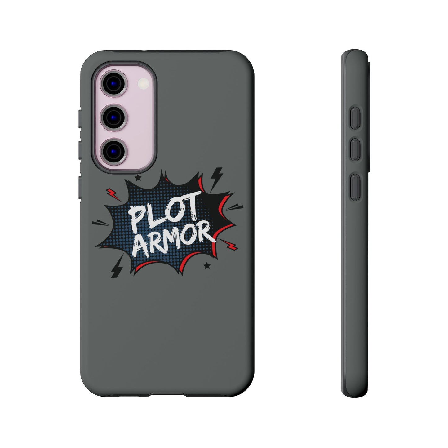 Plot Armor Phone Case | Tough Cases for Gamers, Gift for Nerds, Phone Accessories for Gamers, Protective Case, Playful Design