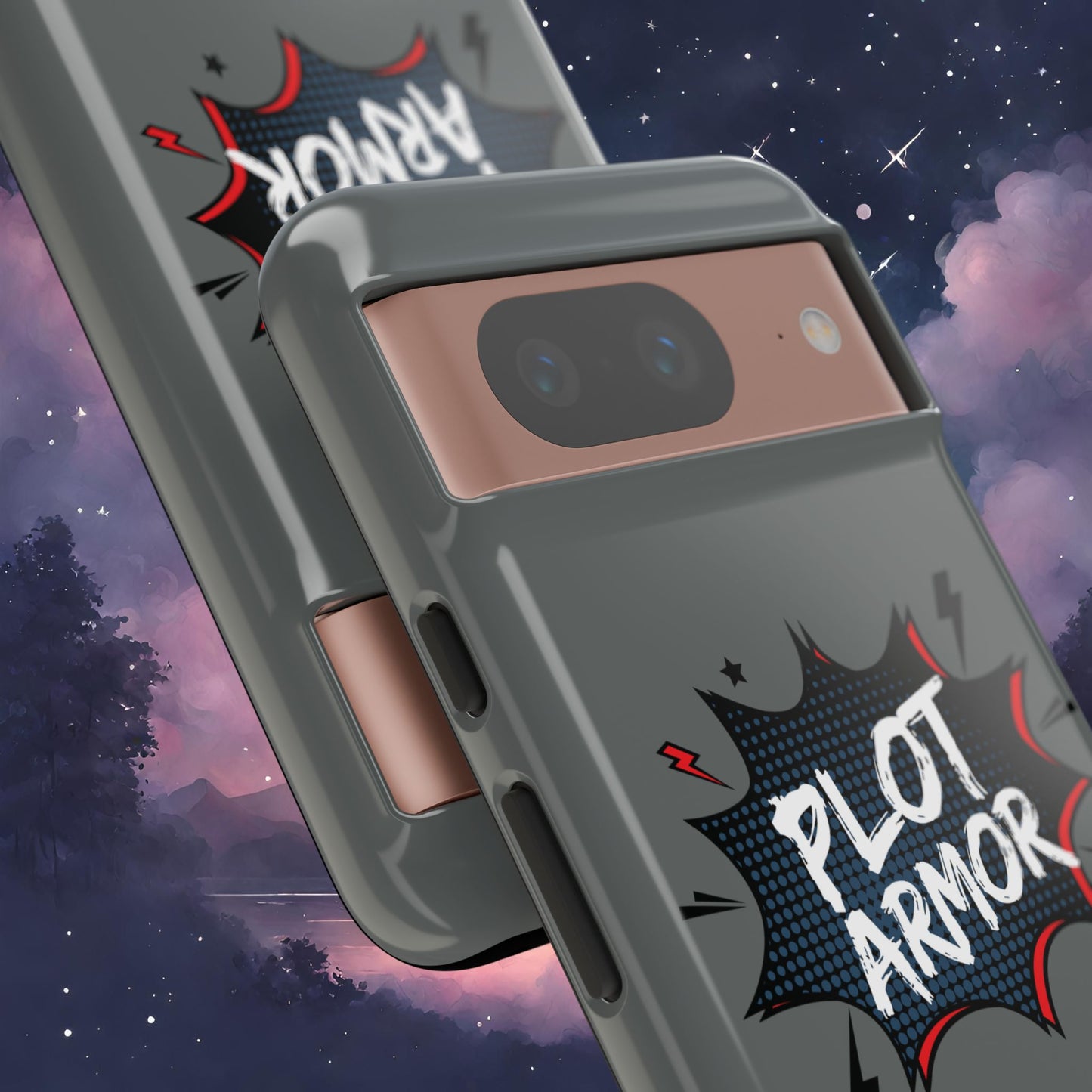 Plot Armor Phone Case | Tough Cases for Gamers, Gift for Nerds, Phone Accessories for Gamers, Protective Case, Playful Design