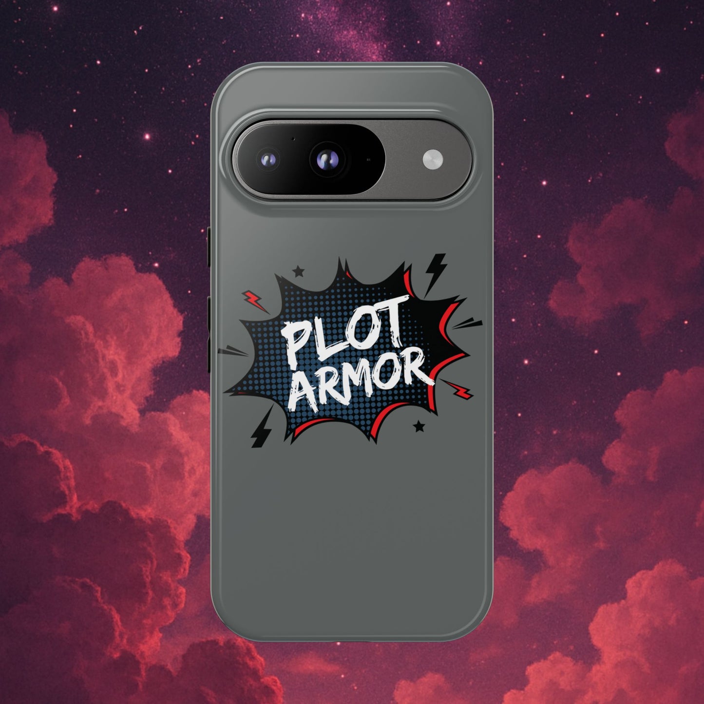 Plot Armor Phone Case | Tough Cases for Gamers, Gift for Nerds, Phone Accessories for Gamers, Protective Case, Playful Design