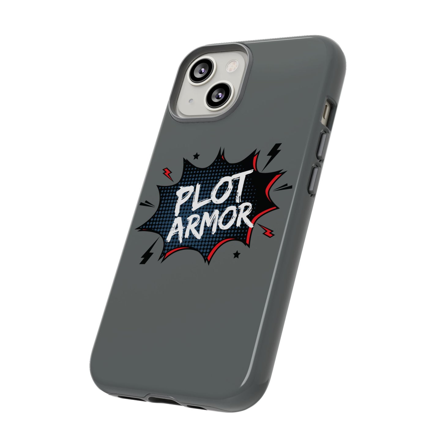 Plot Armor Phone Case | Tough Cases for Gamers, Gift for Nerds, Phone Accessories for Gamers, Protective Case, Playful Design