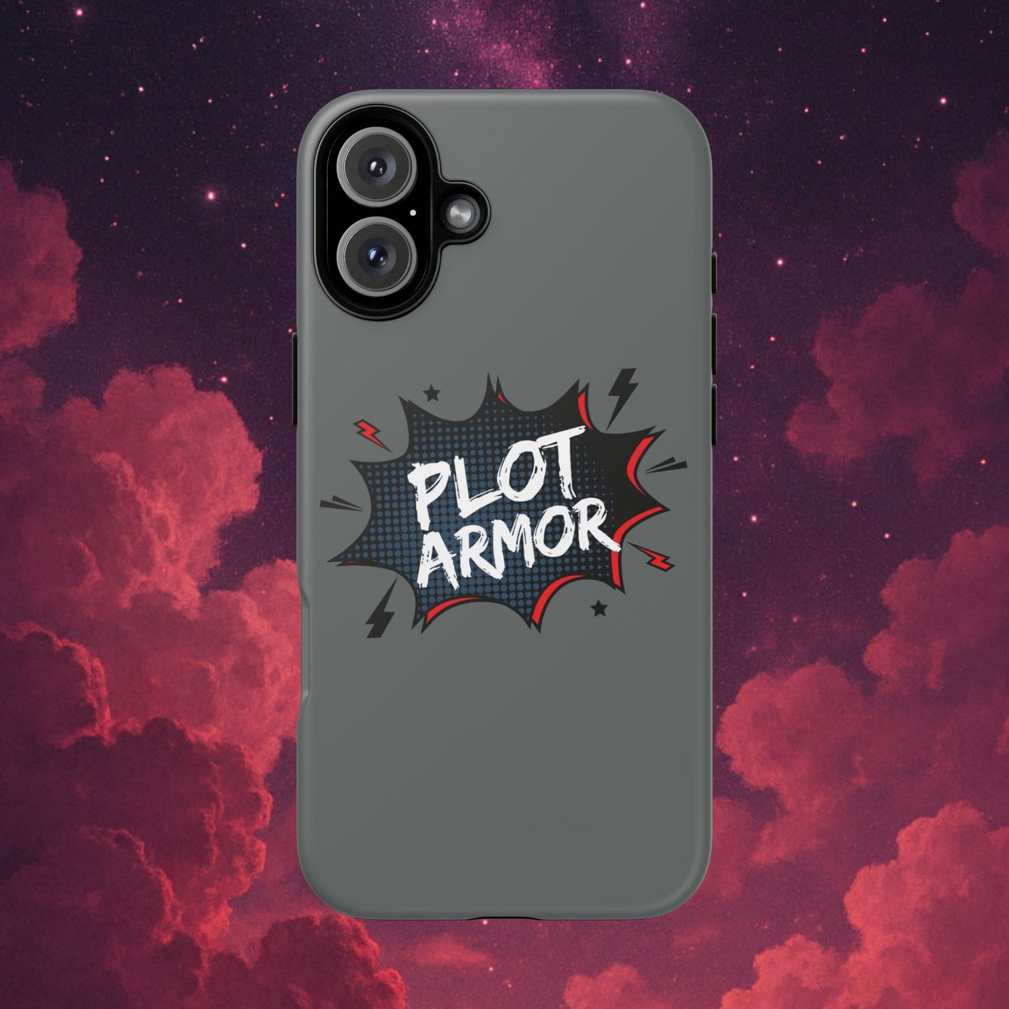 Plot Armor Phone Case | Tough Cases for Gamers, Gift for Nerds, Phone Accessories for Gamers, Protective Case, Playful Design