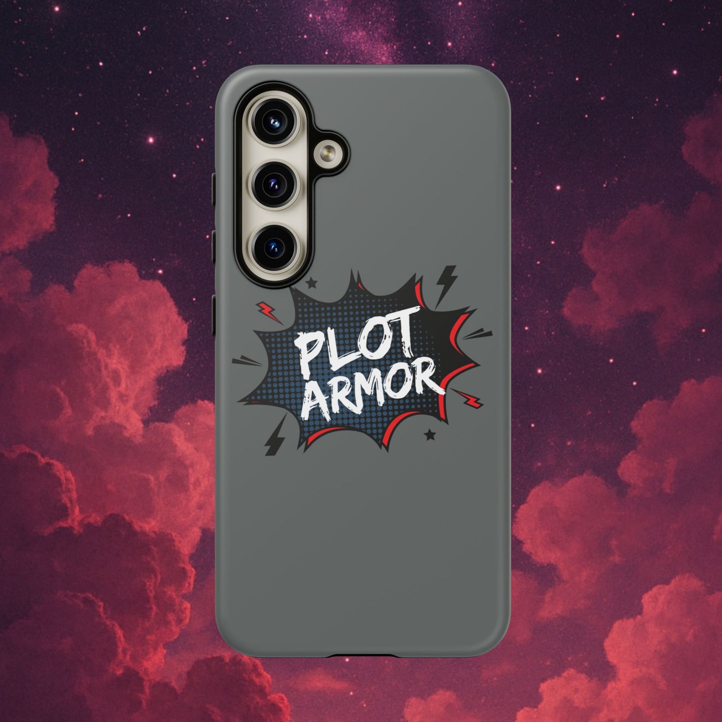 Plot Armor Phone Case | Tough Cases for Gamers, Gift for Nerds, Phone Accessories for Gamers, Protective Case, Playful Design