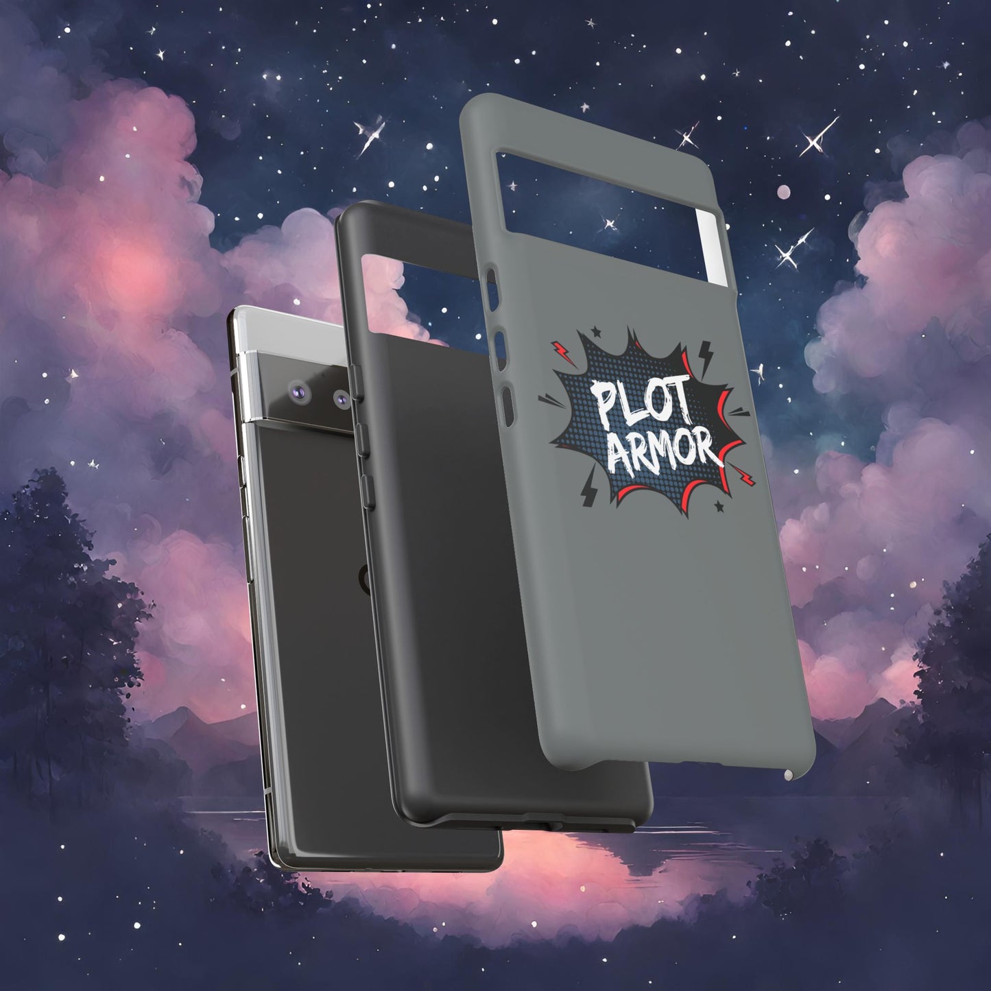 Plot Armor Phone Case | Tough Cases for Gamers, Gift for Nerds, Phone Accessories for Gamers, Protective Case, Playful Design