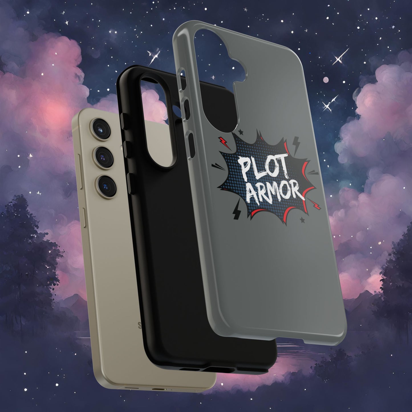 Plot Armor Phone Case | Tough Cases for Gamers, Gift for Nerds, Phone Accessories for Gamers, Protective Case, Playful Design