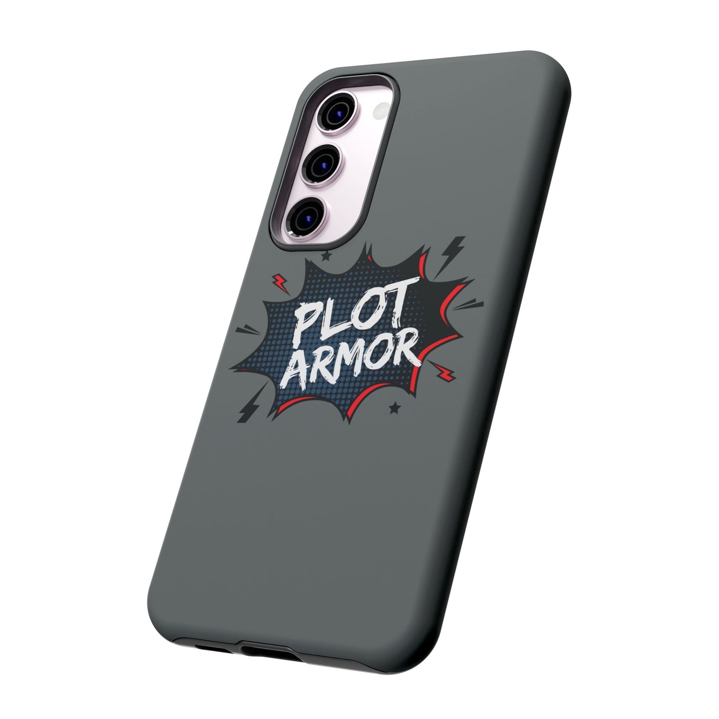 Plot Armor Phone Case | Tough Cases for Gamers, Gift for Nerds, Phone Accessories for Gamers, Protective Case, Playful Design