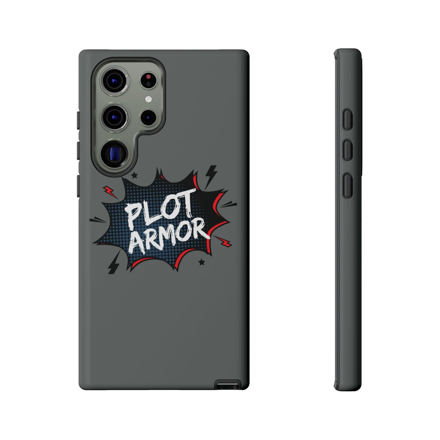 Plot Armor Phone Case | Tough Cases for Gamers, Gift for Nerds, Phone Accessories for Gamers, Protective Case, Playful Design