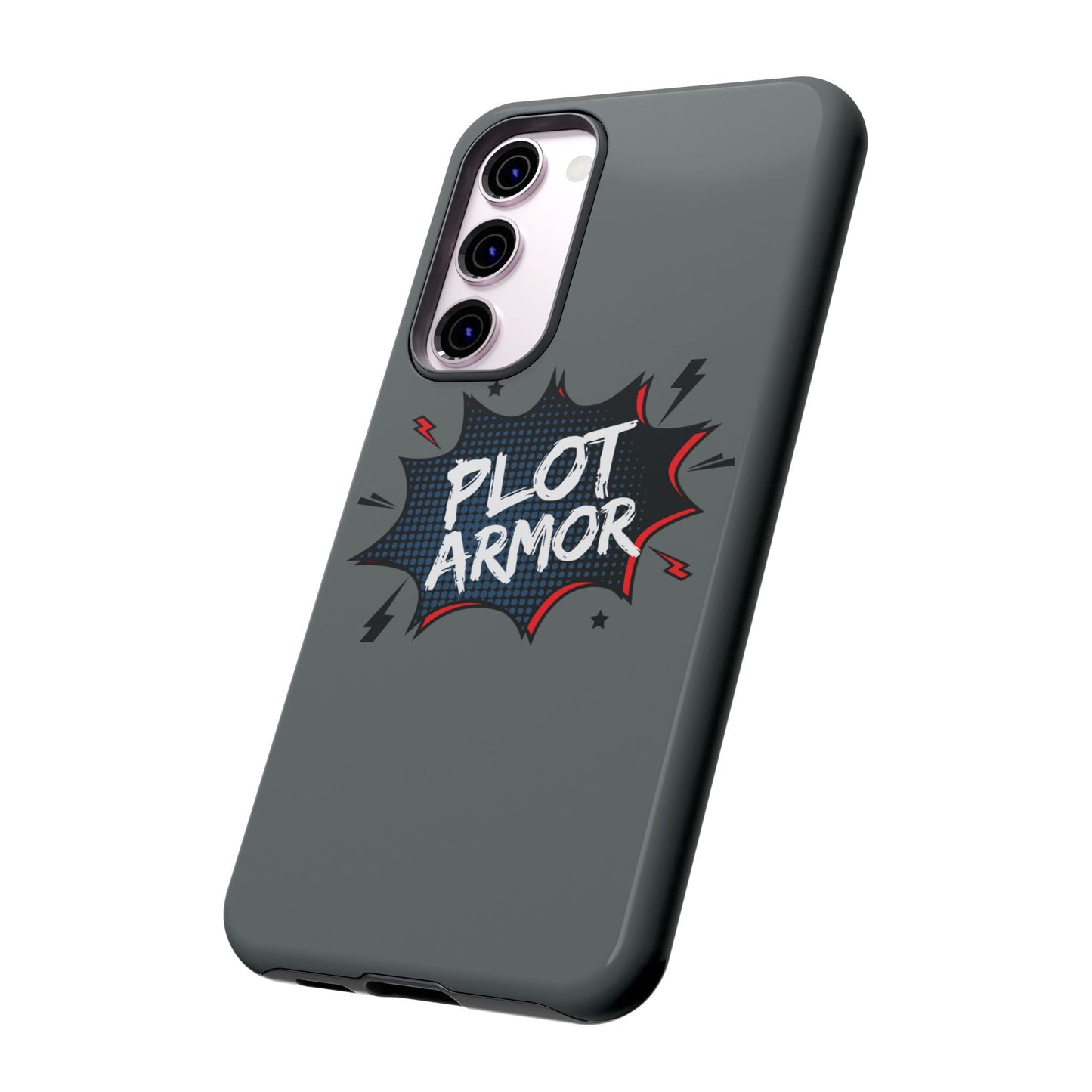Plot Armor Phone Case | Tough Cases for Gamers, Gift for Nerds, Phone Accessories for Gamers, Protective Case, Playful Design
