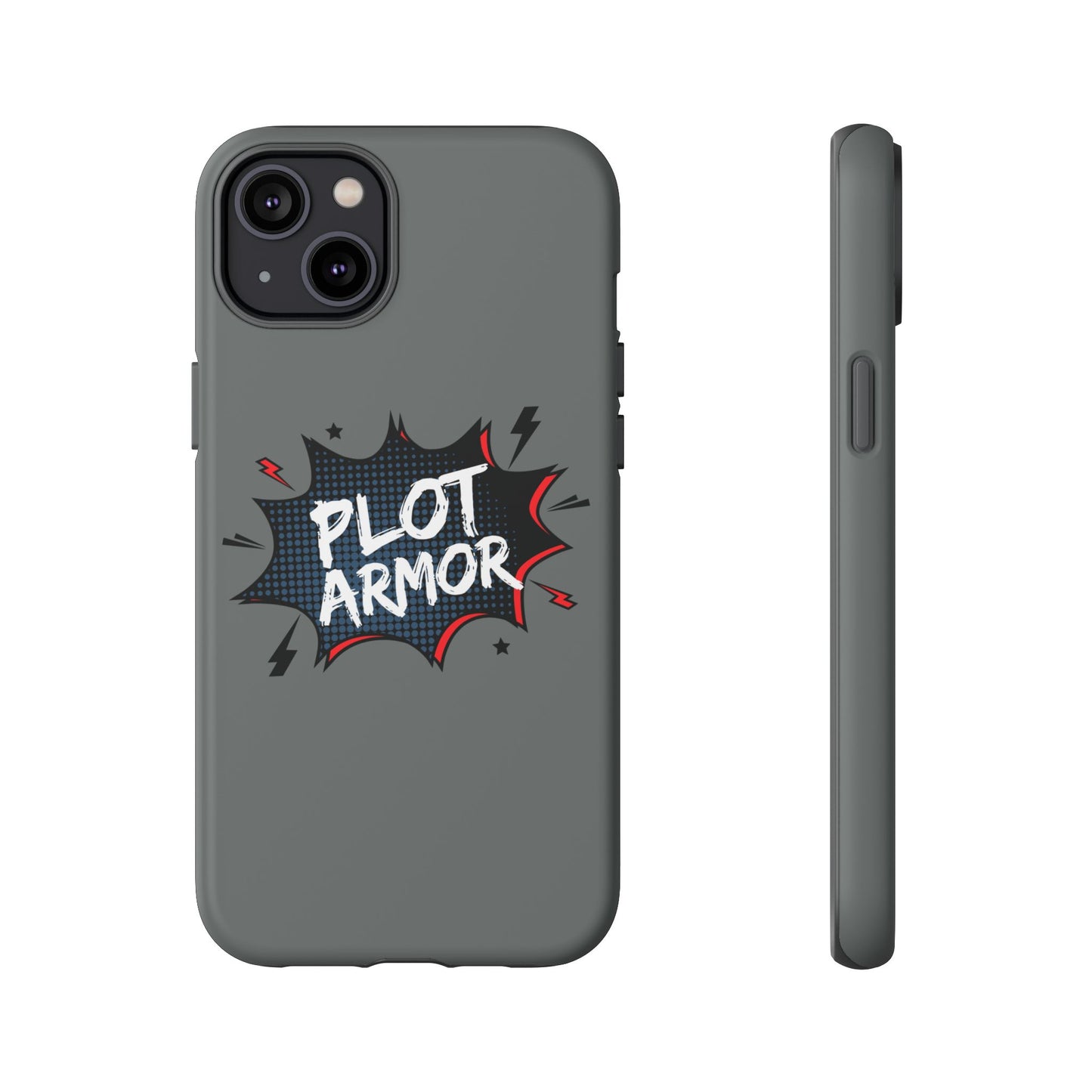 Plot Armor Phone Case | Tough Cases for Gamers, Gift for Nerds, Phone Accessories for Gamers, Protective Case, Playful Design