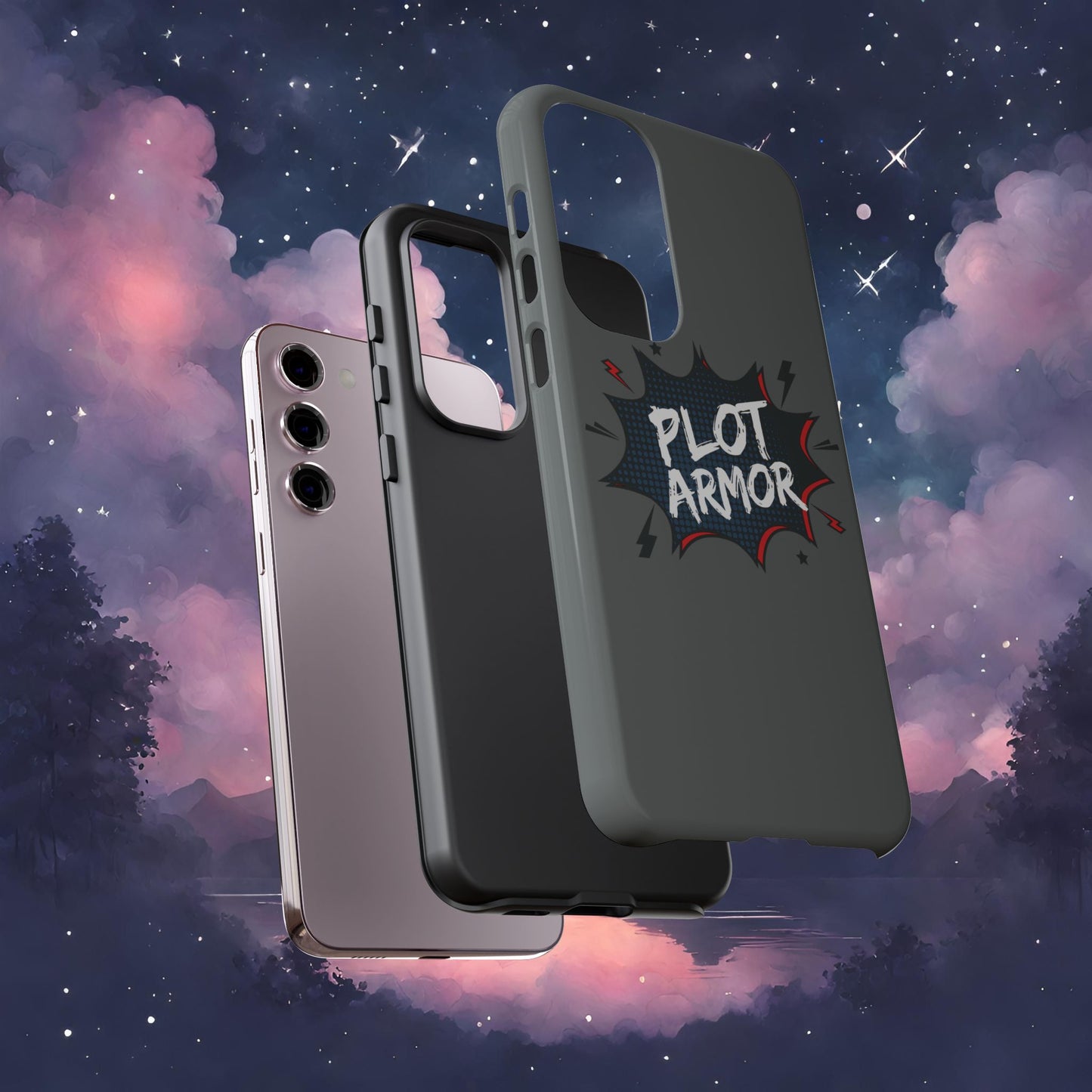 Plot Armor Phone Case | Tough Cases for Gamers, Gift for Nerds, Phone Accessories for Gamers, Protective Case, Playful Design