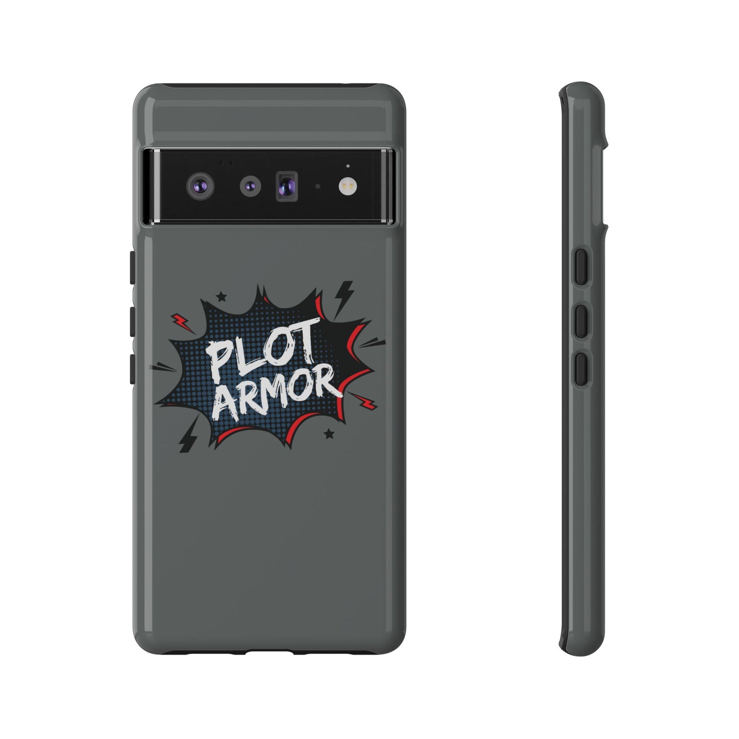 Plot Armor Phone Case | Tough Cases for Gamers, Gift for Nerds, Phone Accessories for Gamers, Protective Case, Playful Design