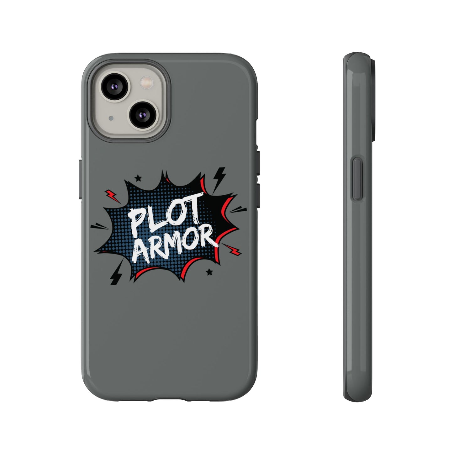 Plot Armor Phone Case | Tough Cases for Gamers, Gift for Nerds, Phone Accessories for Gamers, Protective Case, Playful Design