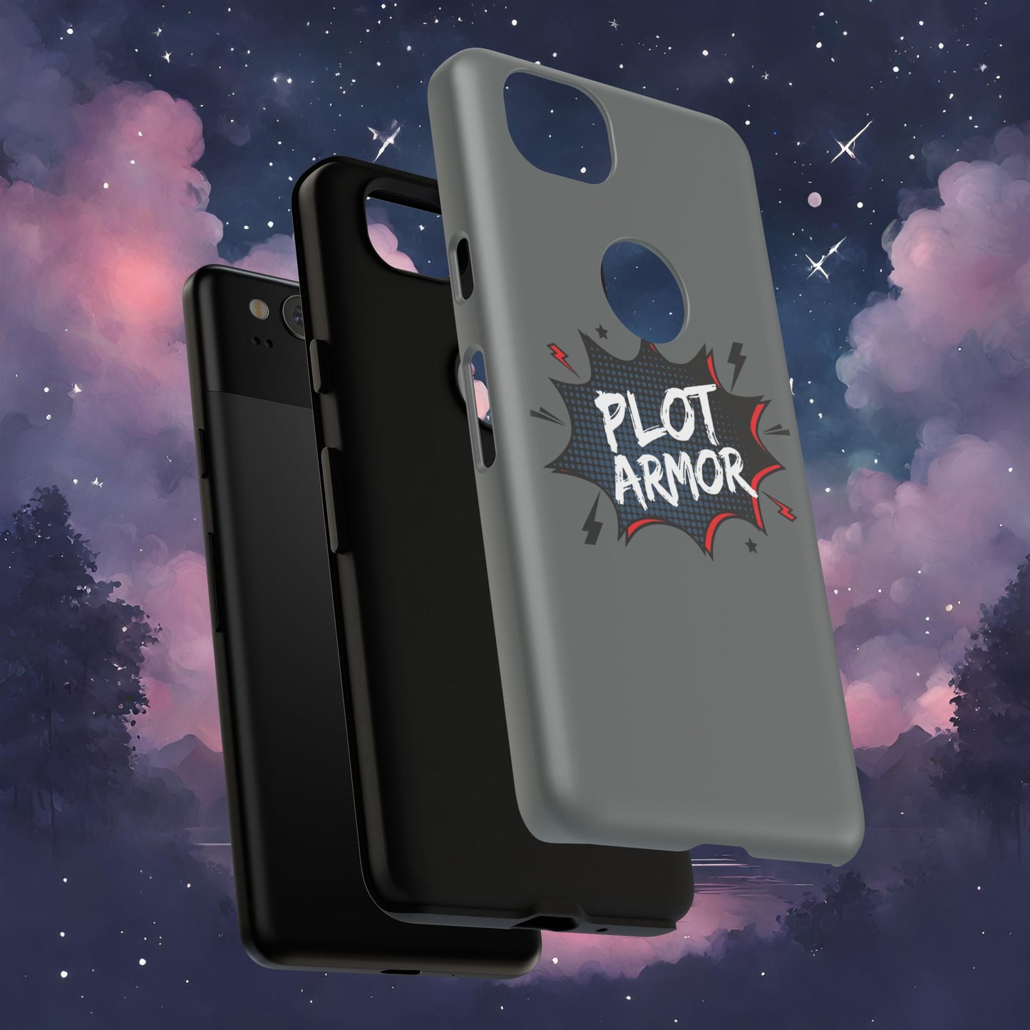 Plot Armor Phone Case | Tough Cases for Gamers, Gift for Nerds, Phone Accessories for Gamers, Protective Case, Playful Design