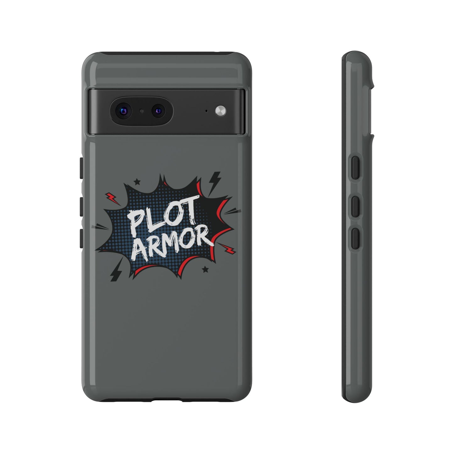 Plot Armor Phone Case | Tough Cases for Gamers, Gift for Nerds, Phone Accessories for Gamers, Protective Case, Playful Design