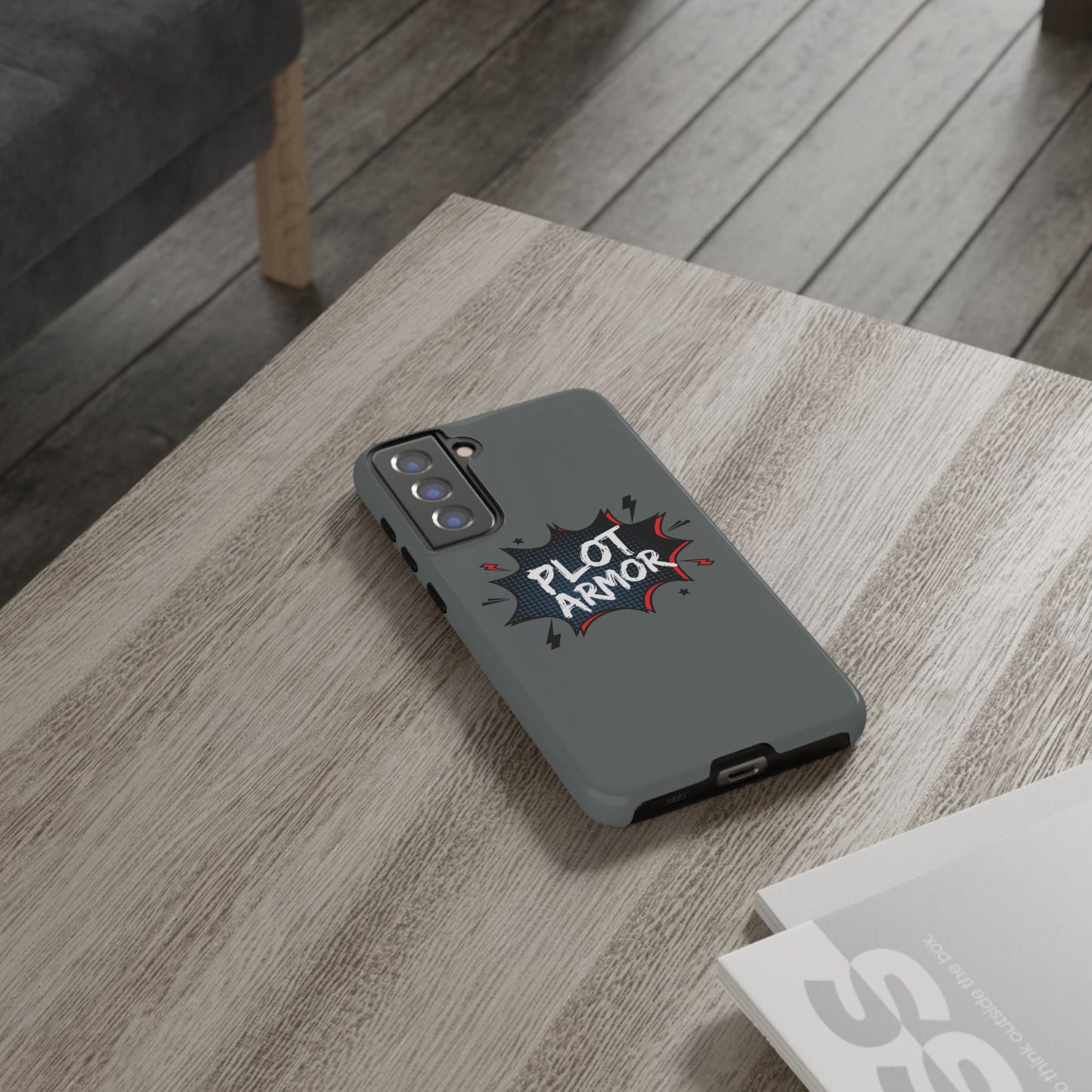 Plot Armor Phone Case | Tough Cases for Gamers, Gift for Nerds, Phone Accessories for Gamers, Protective Case, Playful Design