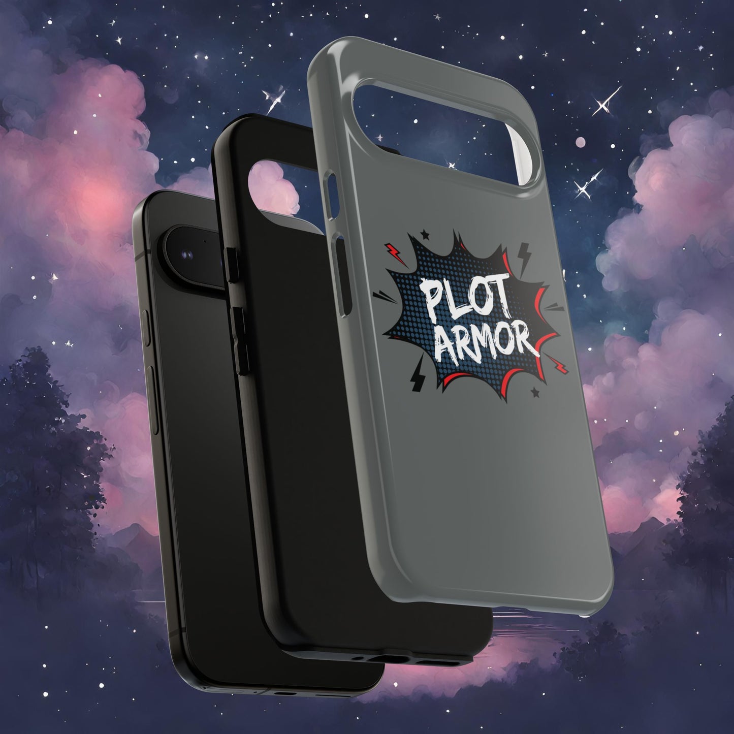 Plot Armor Phone Case | Tough Cases for Gamers, Gift for Nerds, Phone Accessories for Gamers, Protective Case, Playful Design