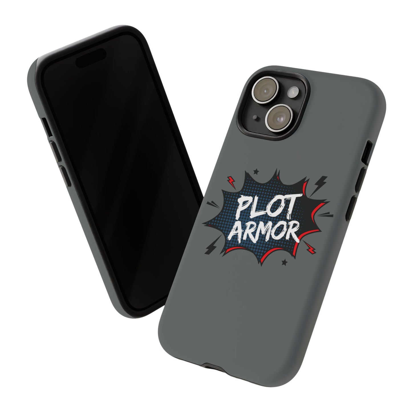 Plot Armor Phone Case | Tough Cases for Gamers, Gift for Nerds, Phone Accessories for Gamers, Protective Case, Playful Design