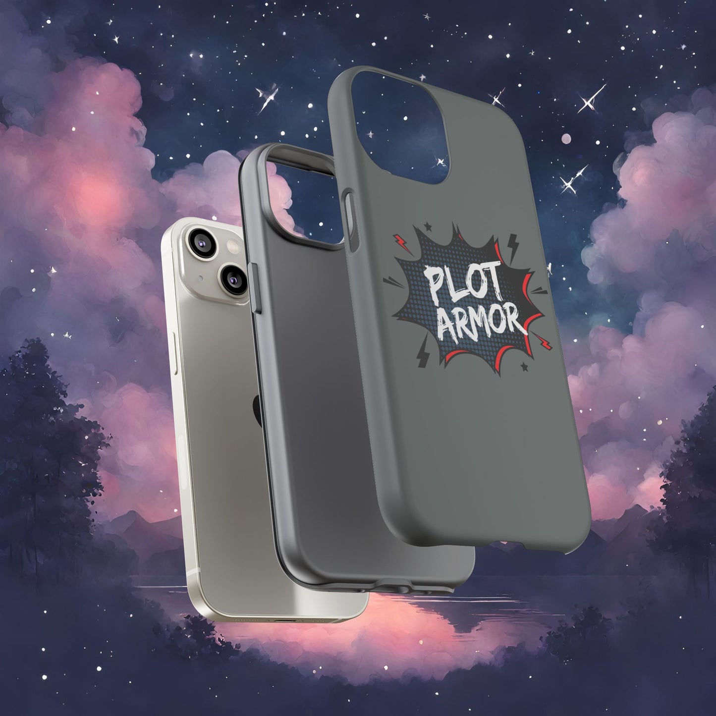 Plot Armor Phone Case | Tough Cases for Gamers, Gift for Nerds, Phone Accessories for Gamers, Protective Case, Playful Design