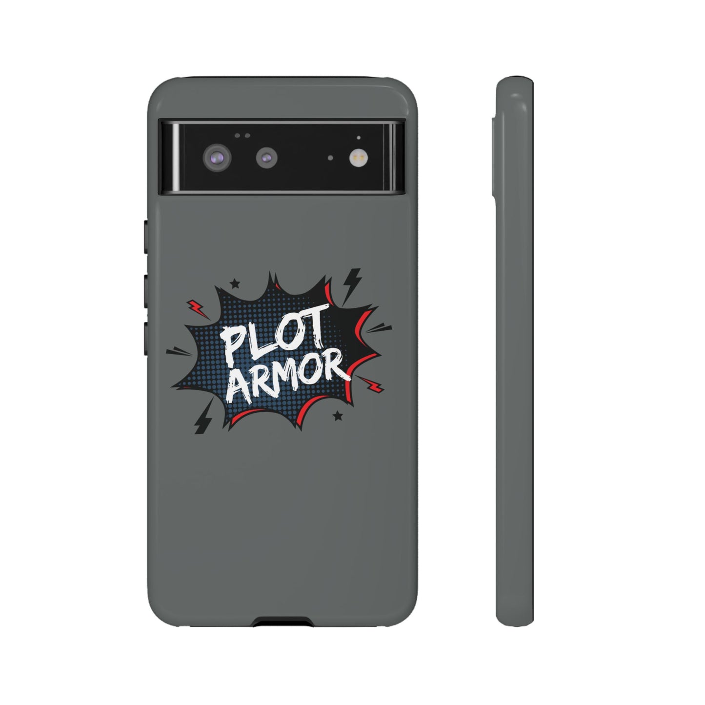 Plot Armor Phone Case | Tough Cases for Gamers, Gift for Nerds, Phone Accessories for Gamers, Protective Case, Playful Design
