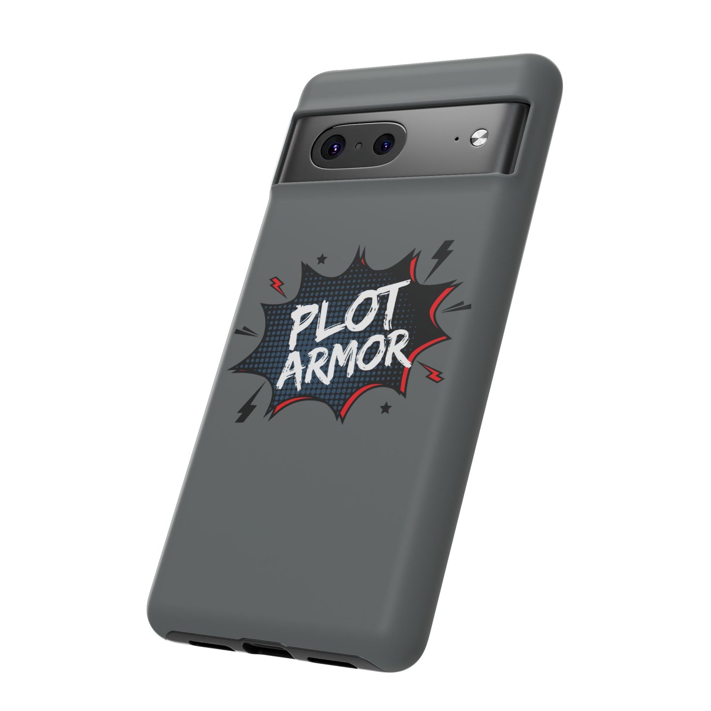Plot Armor Phone Case | Tough Cases for Gamers, Gift for Nerds, Phone Accessories for Gamers, Protective Case, Playful Design