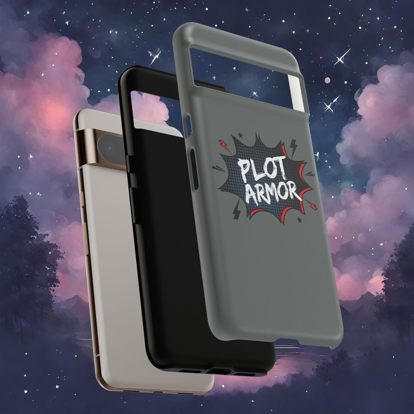 Plot Armor Phone Case | Tough Cases for Gamers, Gift for Nerds, Phone Accessories for Gamers, Protective Case, Playful Design