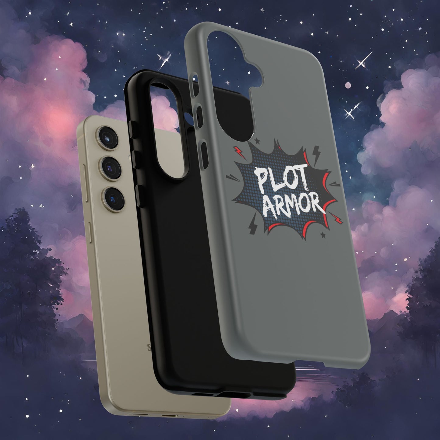 Plot Armor Phone Case | Tough Cases for Gamers, Gift for Nerds, Phone Accessories for Gamers, Protective Case, Playful Design
