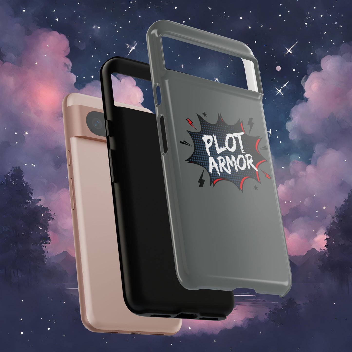 Plot Armor Phone Case | Tough Cases for Gamers, Gift for Nerds, Phone Accessories for Gamers, Protective Case, Playful Design
