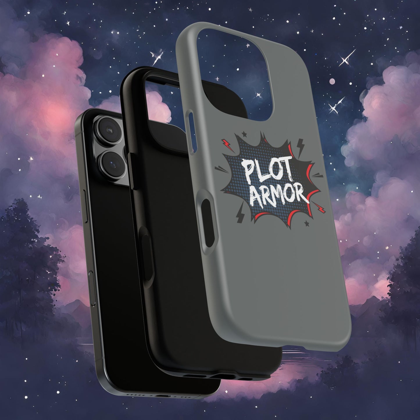 Plot Armor Phone Case | Tough Cases for Gamers, Gift for Nerds, Phone Accessories for Gamers, Protective Case, Playful Design