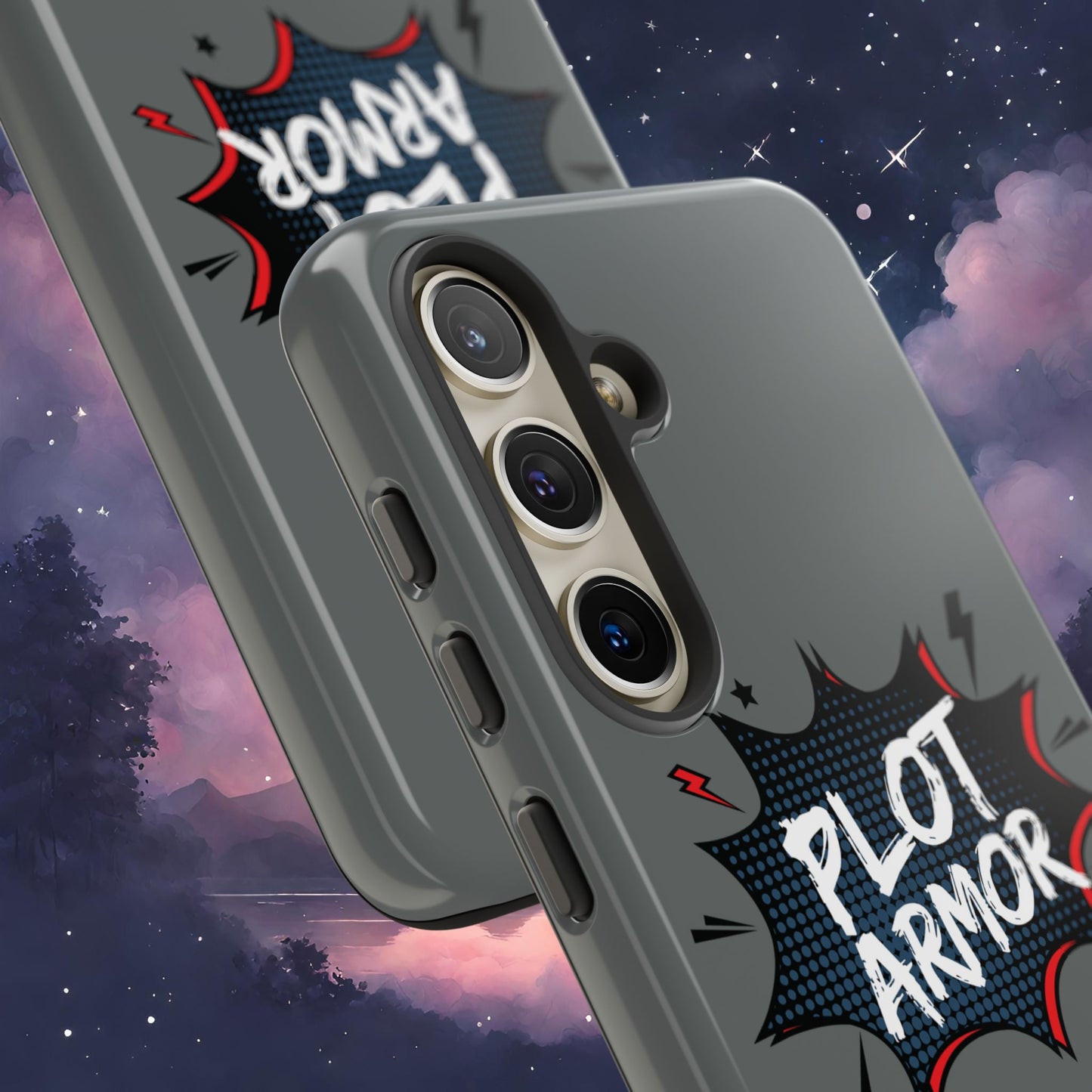 Plot Armor Phone Case | Tough Cases for Gamers, Gift for Nerds, Phone Accessories for Gamers, Protective Case, Playful Design